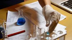 The science concept. Stock Footage