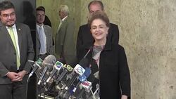 CLEAN : Brazils embattled Rousseff digs in against scandal News Clip