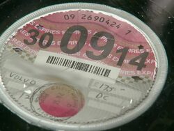 Vehicle tax discs in windscreens News Clip