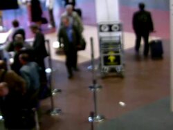 Boarding Queue 1 Stock Footage