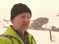 Wintry Conditions heading South News Clip