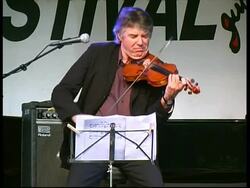 Violinist Didier Lockwood performing, France Stock Footage