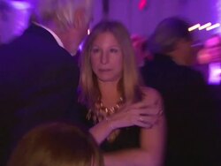 Barbra Streisand and James Brolin at the National Museum Of American Jewish History Opening Gala  Stock Footage