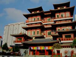 Singapore Temple Stock Footage