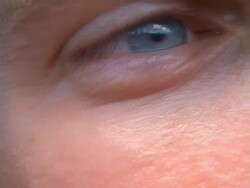 Blue Eye Stock Footage