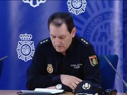 Spanish police detain 55 security guards Stock Footage