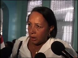 Funeral for teacher shot during pro-president march, Zelaya News Clip