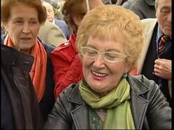 Final campaign rally of centre-left candidate, Veltroni News Clip