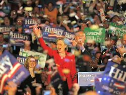 On the campaign trail: Ohio and Texas primaries, March 4, 2008 Stock Footage