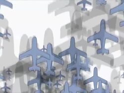 Planes Baby Blue (HD) Stock Footage