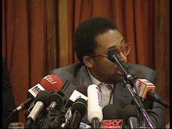 Director holds press conference of up coming project News Clip