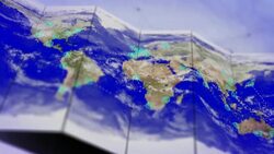 world map connections Stock Footage