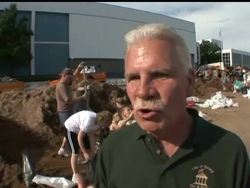 As the flood threat spreads south along the Mississippi River, more towns are on high alert and getting ready for record-high water. AP correspondent Jason Bronis is watching preparations in Quincy, Illinois News Clip