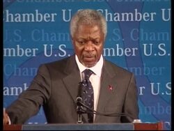 Annan comments on death of young Aids activist. News Clip