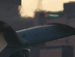 Extreme CU of steam rising from the top of a ships vent. Stock Footage