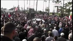 Thousands of protesters march in coastal city News Clip