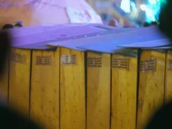 Protesters with shields on Euromaidan - February 2014 Stock Footage