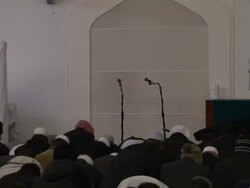 East London Mosque Prayer Service News Clip
