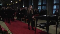 Close friends and family, politicians, pay final respects to singer Udo Juergens at ceremony in Vienna's city hall News Clip