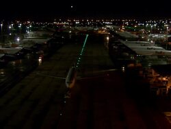 WS Plane readies for takeoff / Memphis, Tennessee, United States Stock Footage