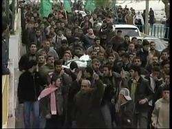 WRAP Funeral of Hamas militant killed overnight ADDS Gaza, Israeli reax to talks News Clip