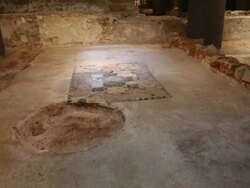 Roman Barcino, Roman remains, Barcelona, Spain. Stock Footage