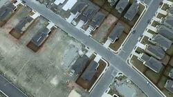 Aerial Housing Community under construction in Austin , Texas near Round Rock Stock Footage