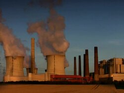 Coal power plant Stock Footage