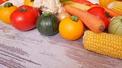 On the organic farmer's market Stock Footage