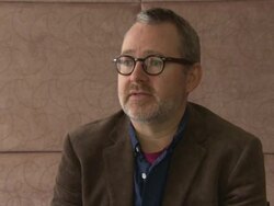 INTERVIEW - Morgan Neville on how he choosing the right singers to follow at '20 Feet From Stardom' Interview at The Mayfair Hotel on October 11, 2013 in London, England. Stock Footage