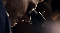 Student with telescope Stock Footage