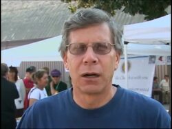 People from fire affected areas evacuated  to San Bernadino News Clip