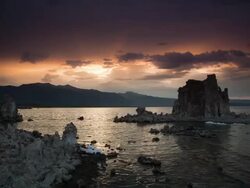 Mono Lake California Stock Footage
