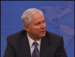 In remarks about authoritarianism and modern media, Sec. of Defense Robert Gates admits he has never "twittered," but Joint Chiefs of Staff Adm. Mike Mullen says he has. (June 18) News Clip