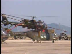 Croatia - De Charette Visits Rapid Reaction Force News Clip