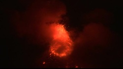 Mount Mayon lights up night sky as it continues to rumble Instructional Video