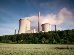 DOLLY TIMELAPSE: Power Station Stock Footage