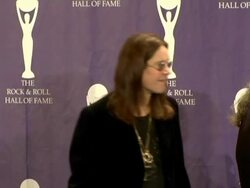 21st Annual Rock and Roll Hall of Fame Induction Ceremony press room Stock Footage