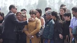 CLEAN : 16 bodies of those killed in army plane crash arrive in Quito News Clip