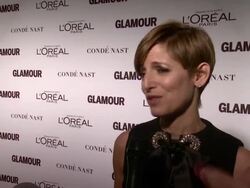 INTERVIEW - Cindi Leive at Glamour Magazine's 24th Annual Women Of The Year Awards at Carnegie Hall on November 10, 2014 in New York City Stock Footage