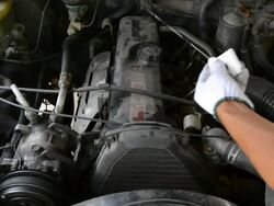 Engine checking Stock Footage