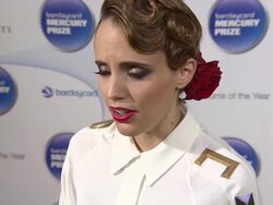 INTERVIEW - Anna Calvi on the spread of artists on the list, her love of Damon Albarn's album, whether gender matters, performing with and orchestra and the effect of winning at Barclaycard Mercury Prize Stock Footage