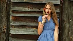 Smoking Girl Stock Footage