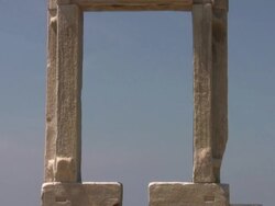 Unfinished Temple of Apollo, Naxos Stock Footage