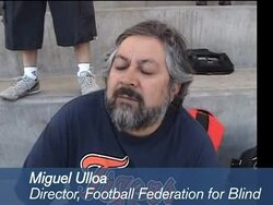 No sight, but lots of fight for footballers in Chile News Clip