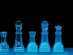 Playing Chess Stock Footage