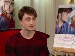 INTERVIEW: Daniel Radcliffe at the What If Junket Stock Footage