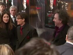 'Sweeney Todd: The Demon Barber of Fleet Street' New York Premiere Stock Footage