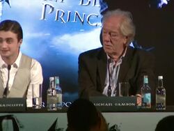 Harry Potter and the Half-Blood Prince Press Conferences Stock Footage