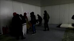 CLEAN : Migrants offered shelter as bad weather hits Calais News Clip